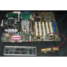 Материнская плата Asus P4PE (FireWire) с процессором Intel Pentium-4 2.4GHz s.478 и памятью 768Mb DDR1 Б/У (Чита)